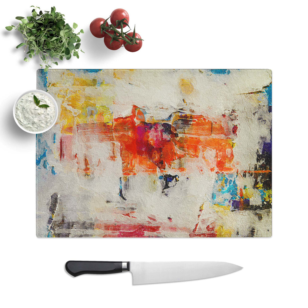 Tempered Glass Art Painting Vol.309 Chopping Board