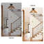 1- Light Rattan Flush Mount