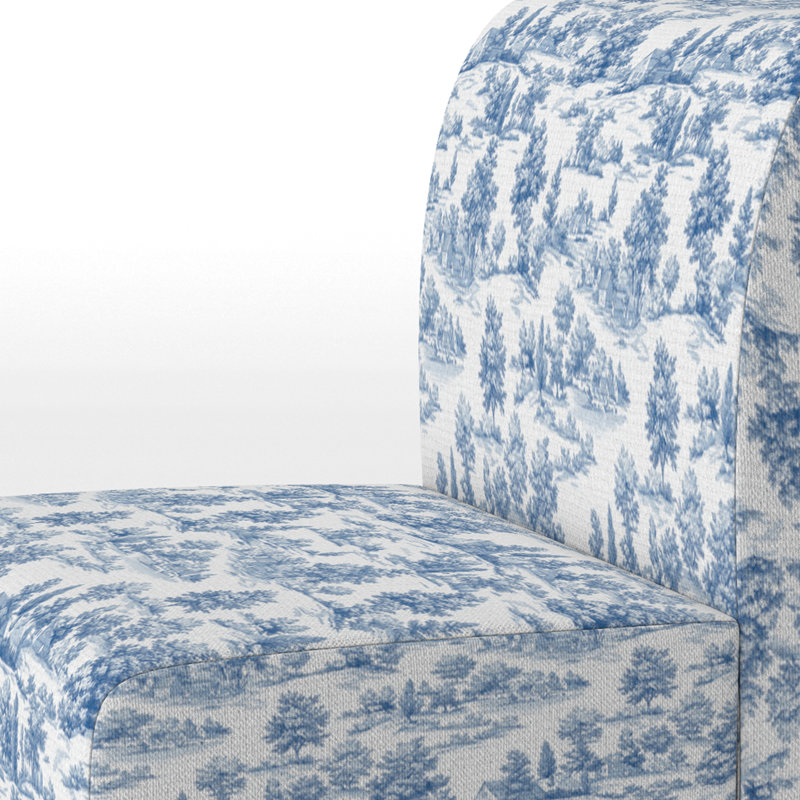 Fauteuil de chambre Country Farmhouse, Pantoufle sans accoudoirs