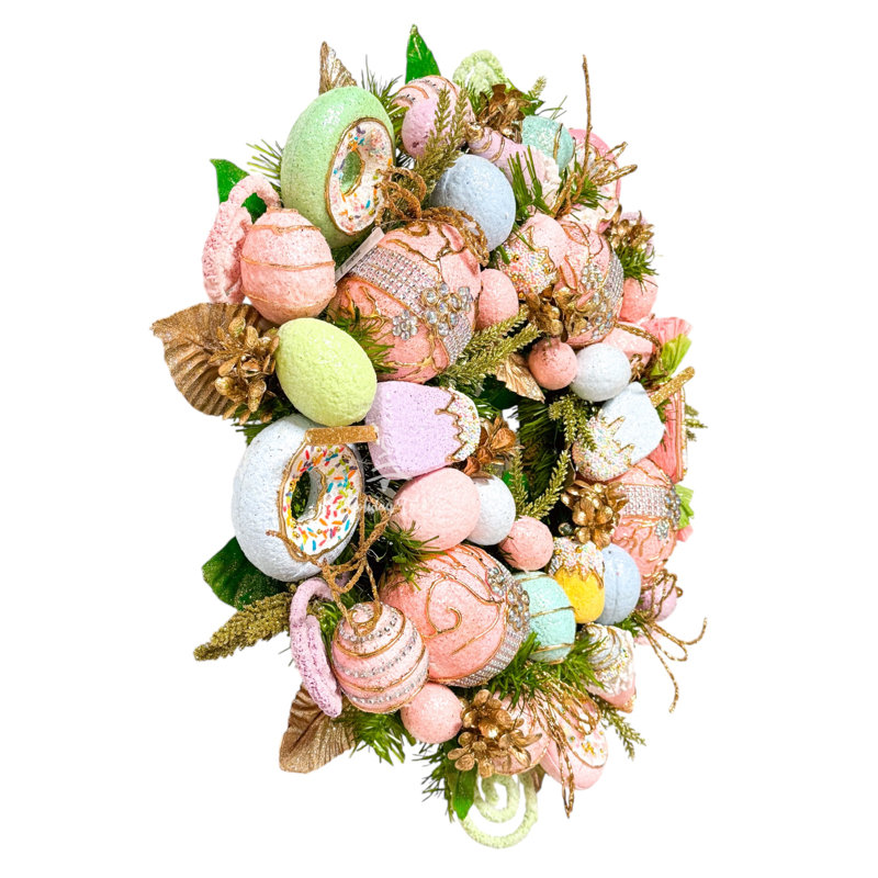 Couronne de Pâques pastel