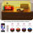 Jamah Modern LED TV Stands with Storage Entertainment Center