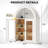 31.5"h Arch Wall Mounted Bathroom Cabinet, 