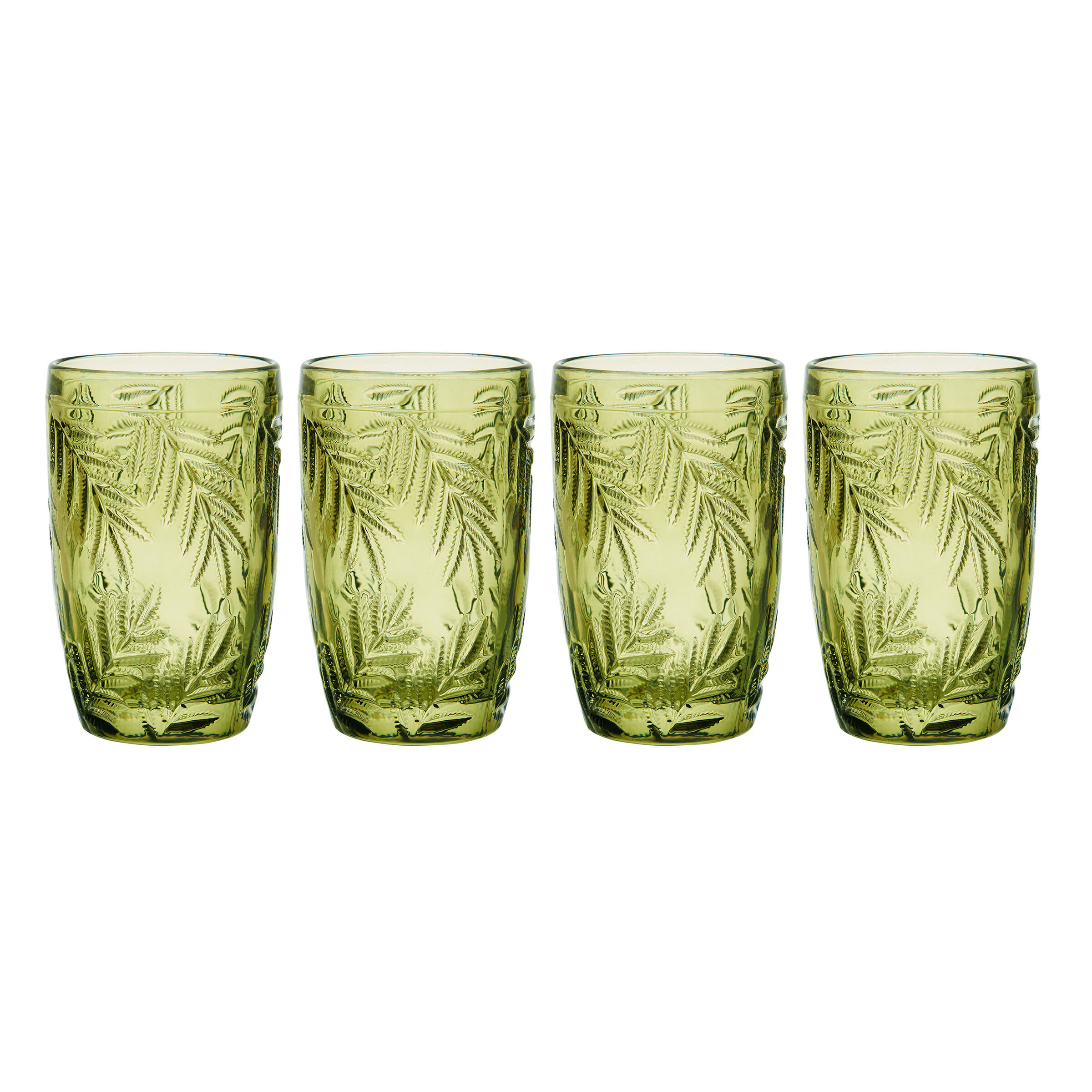 Fitz and Floyd Villa Palm Highball Glasses & Reviews | Birch Lane