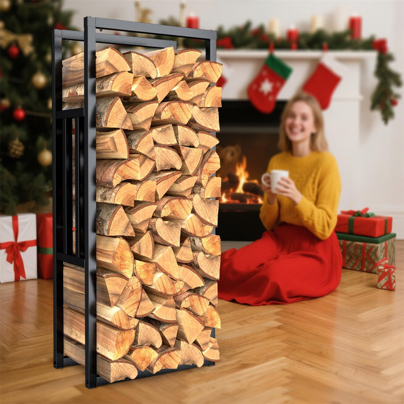 75cm W Metal Log Rack