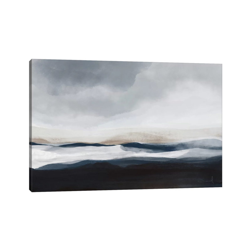 Far Away by Dan Hobday - Painting on Canvas, 20.32 cm H x 30.48 cm W, Wrapped Canvas