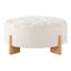 Upholstered Chenille Footstool-1606321107