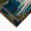 Tapis bleu intérieur et extérieur ArtDeco