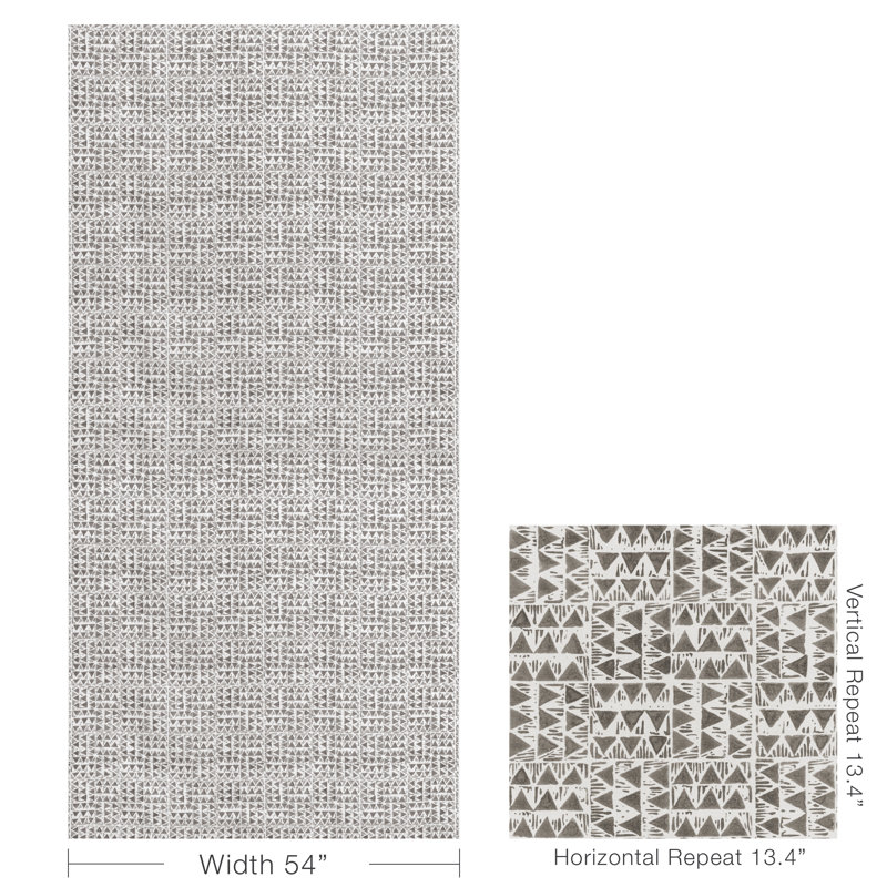 Breckenridge Yampa Print Fabric, Gray