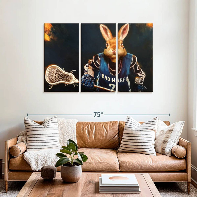 Brampt Game Face, 36" H x 57" W