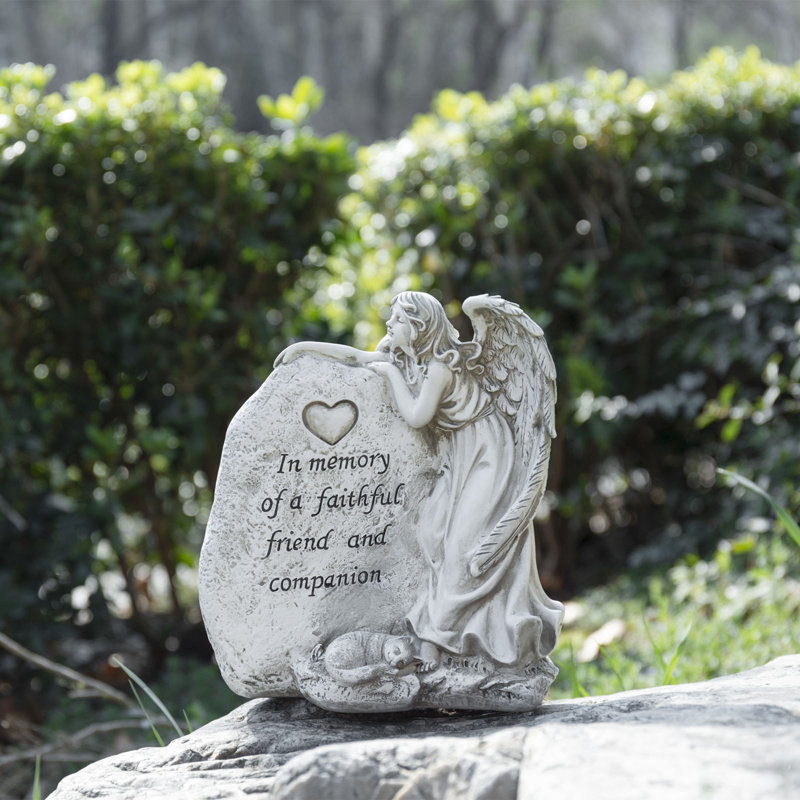 Resin Pet Memorial Garden Stone