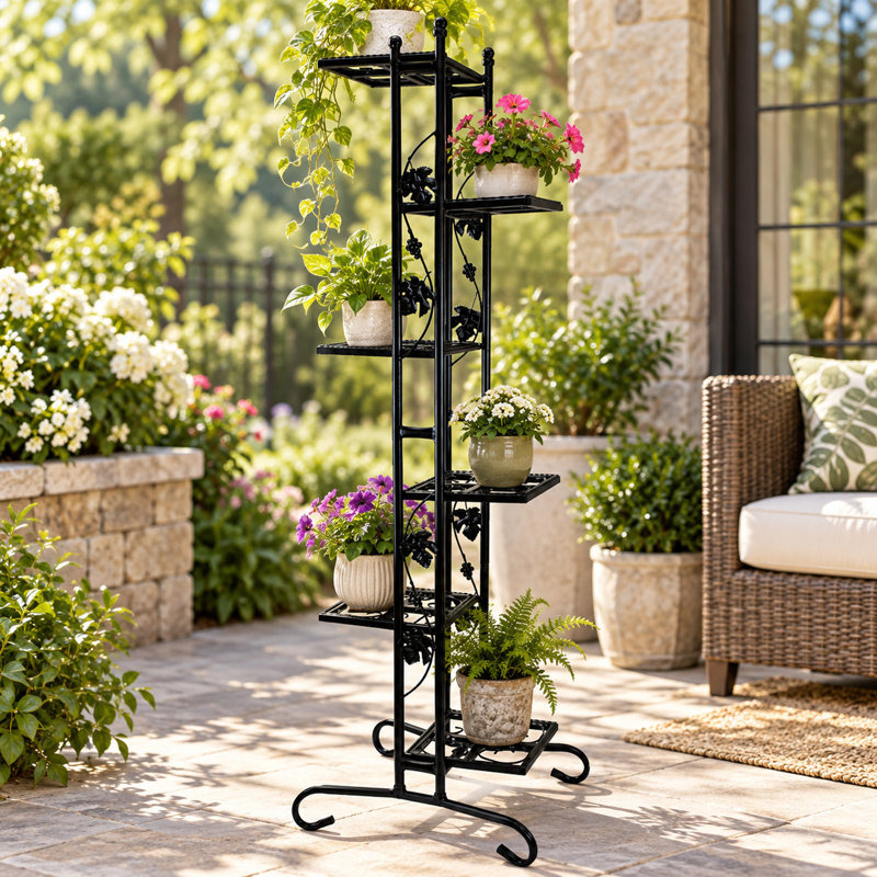 Drumourne Metal Plant Stand