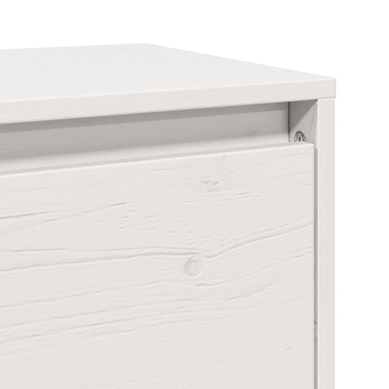 Gesell Pine Solid Wood Floating Shelf, White, 35cm H x 45cm W x 30cm D