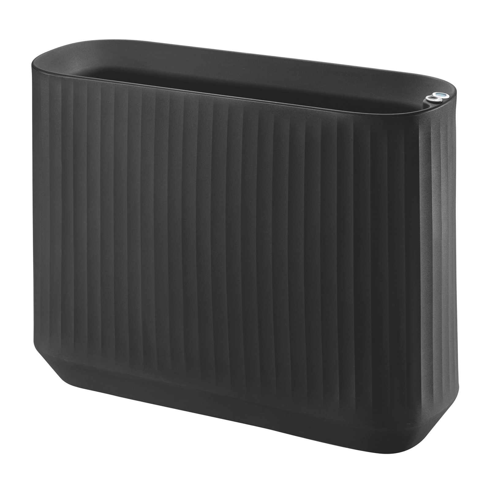 Mod 20" Planter Box, Caviar Black, 40" x 14" x 30"H - Privacy Planter Wall
