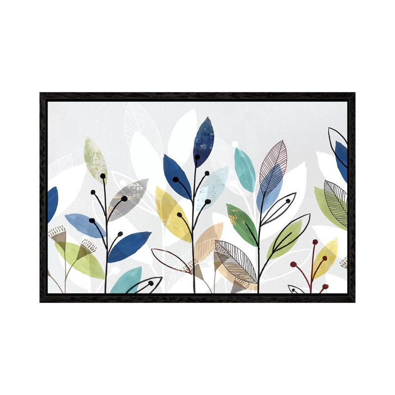 Morning Glory I 1 Piece Wall Art on Canvas, 101.6 cm H x 66.04 cm W, Black Framed
