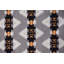 Grey Knitted Sherpa Geometric Reversable Throw
