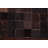 Cowhide Patchwork Brown Rug 4'1" x 6'0"