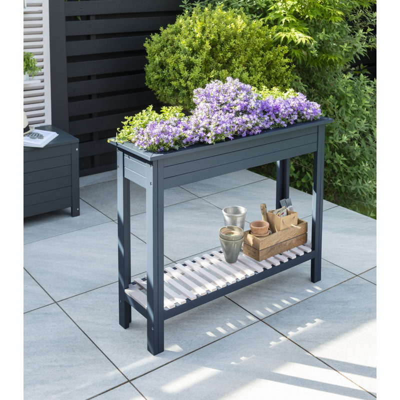 Marceline Wood Elevated Planter