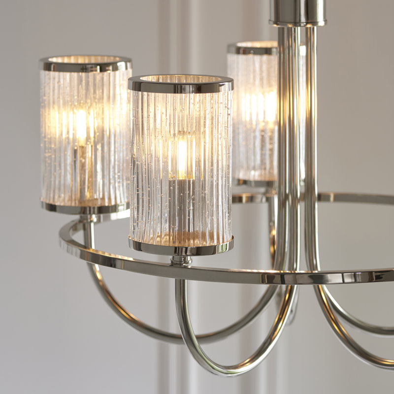 Axelen 5 - Light Waggon Wheel Chandelier