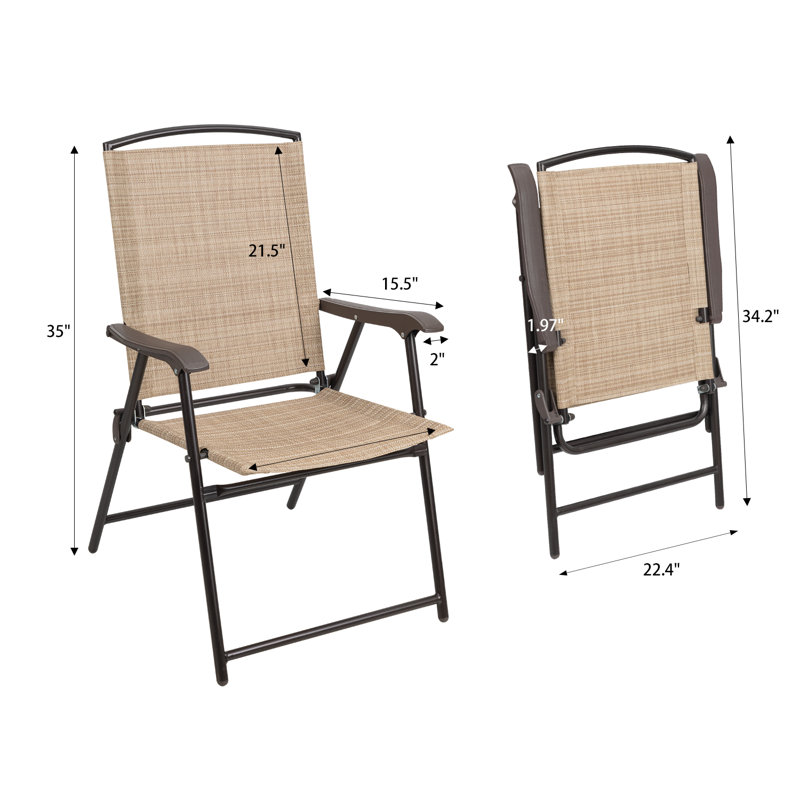 Chaise de salle à manger pliante Rainer