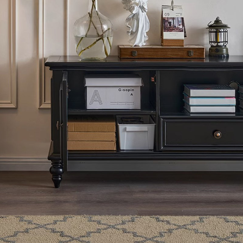 Light luxury design sense solid wood TV cabinet TV Stand for TVs up to 75"