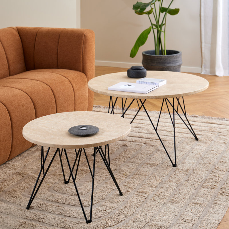 End Table, Beige