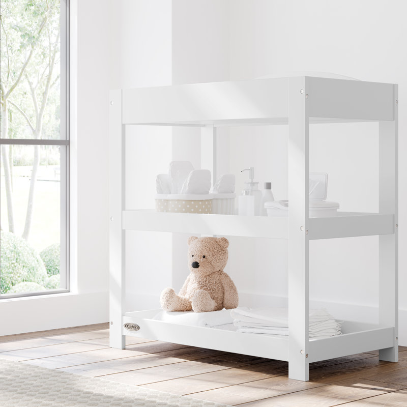 Graco Customizable Changing Table with Pad, White