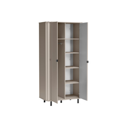 NOVARA 8 wardrobe 2-door, clay grey