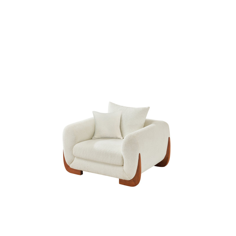 Confortable fauteuil rembourré Sherpa