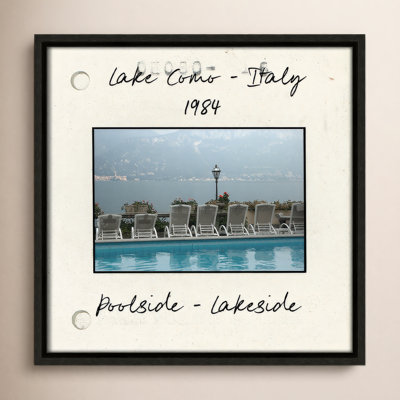 Travel Slide Collection "Lake Como, Italy" Print