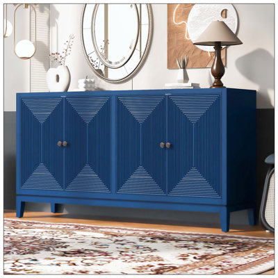Buffet avec rangement, armoires de rangement de style Mid-Century moderne, buffet pour le salon, la salle à manger, le vestibule, le couloir, la cuisine