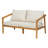 Westin Outdoor Acacia Wood Loveseat