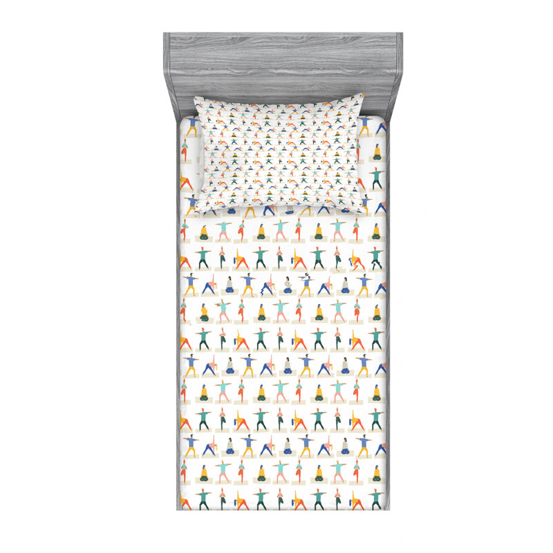 Microfiber Sheet Set, Twin XL Sheet Set with Fitted Sheet