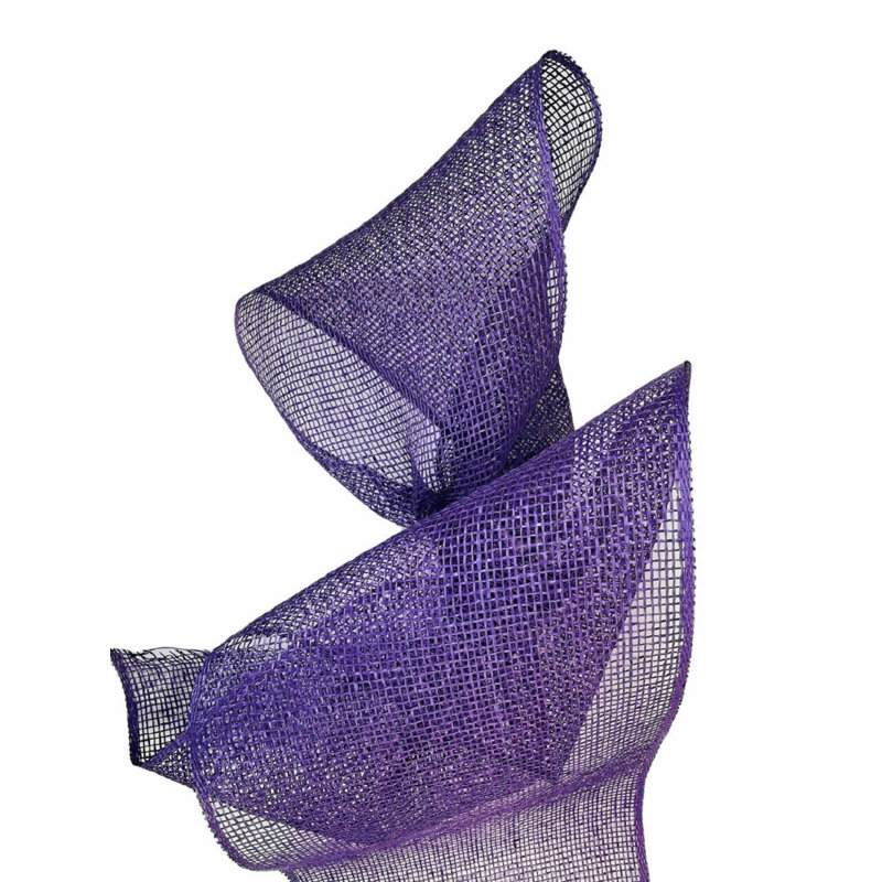 Ruban en toile de jute, Mauve