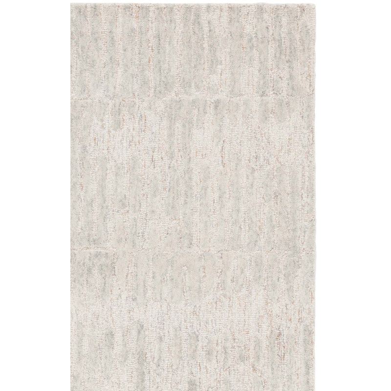 Pranita 228 Area Rug In Rust / Grey, Rectangle 5' x 8'