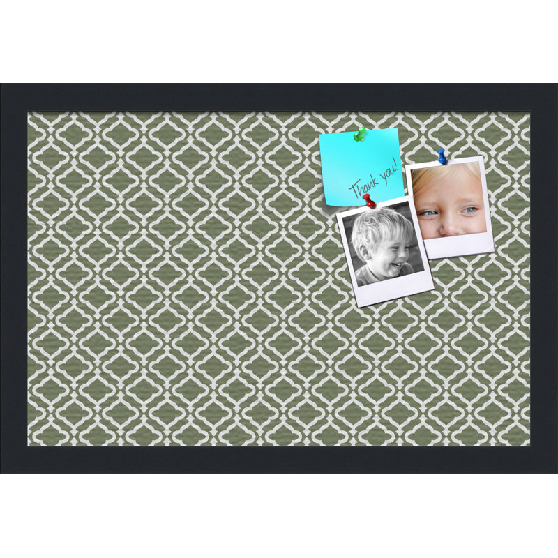 Tableau d’affichage mural 22 po x 32 po hêtre, Noir