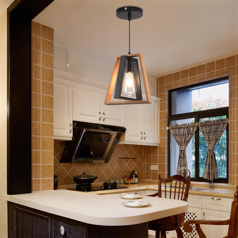 1 - Light Brown Pendant
