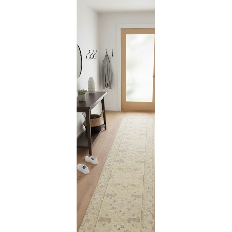Performance Wool Oriental Indoor Rug, Rectangle 13'10X2'5