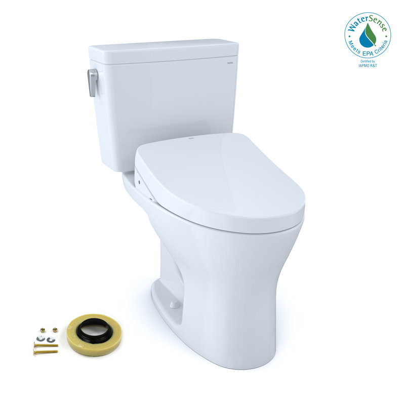 Drake® Washlet®+ Dual-Flush Elongated Two-Piece Toilet (Seat Included)