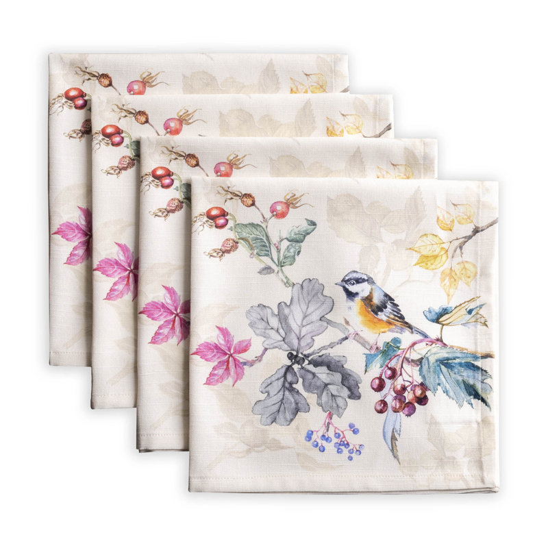 Equinoxe Cotton Square Napkin, Beige