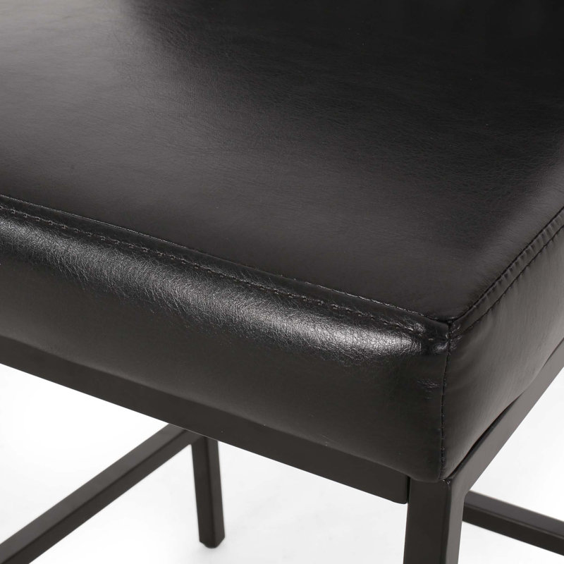 Manorhaven Counter Stool, Midnight Black