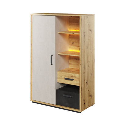 Aanvi Qubic 2 Drawer Combi Chest