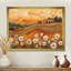 Marguerites fleurs grange audacieux paysage II - marguerites Art mural-962772352-935914264-962772372