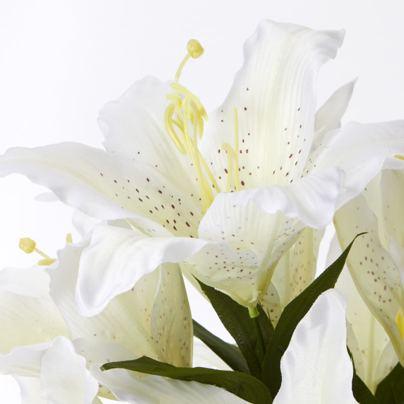 Arrangement floral lily artificiel tiger