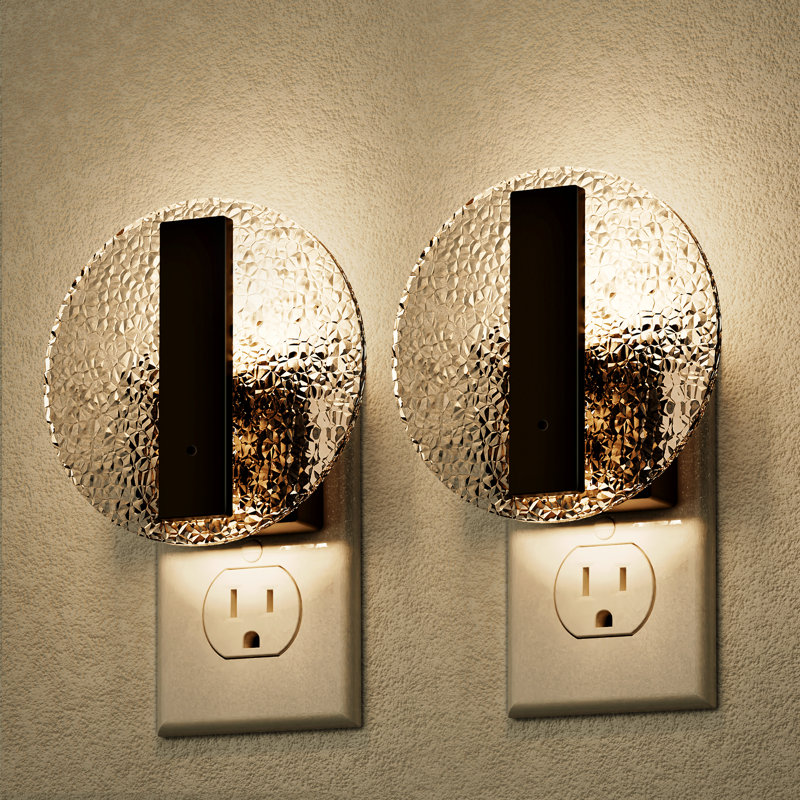 Dimmable Night Lights Plug Into Wall, Auto On/Off Light Sensor Nightlight, 3000K