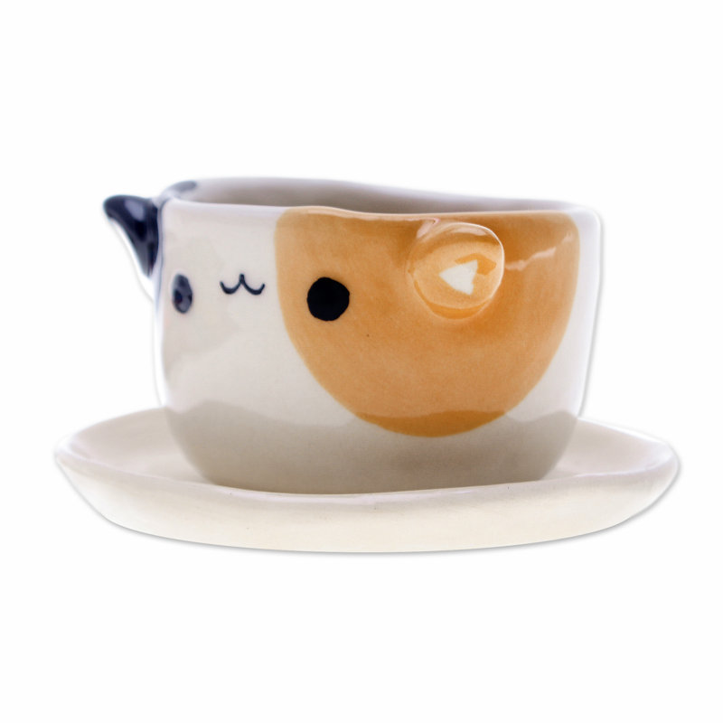 Mini pot de fleurs en céramique pour enfants Zoomie