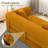 Boneless 3-Seats Convertible Floor Sofa Bed with Storage Pocket, Corduroy Folding Mattress Sofa with Zipper Closure, Floor Lounge Couch for Living Room, Bedroom-1414114395