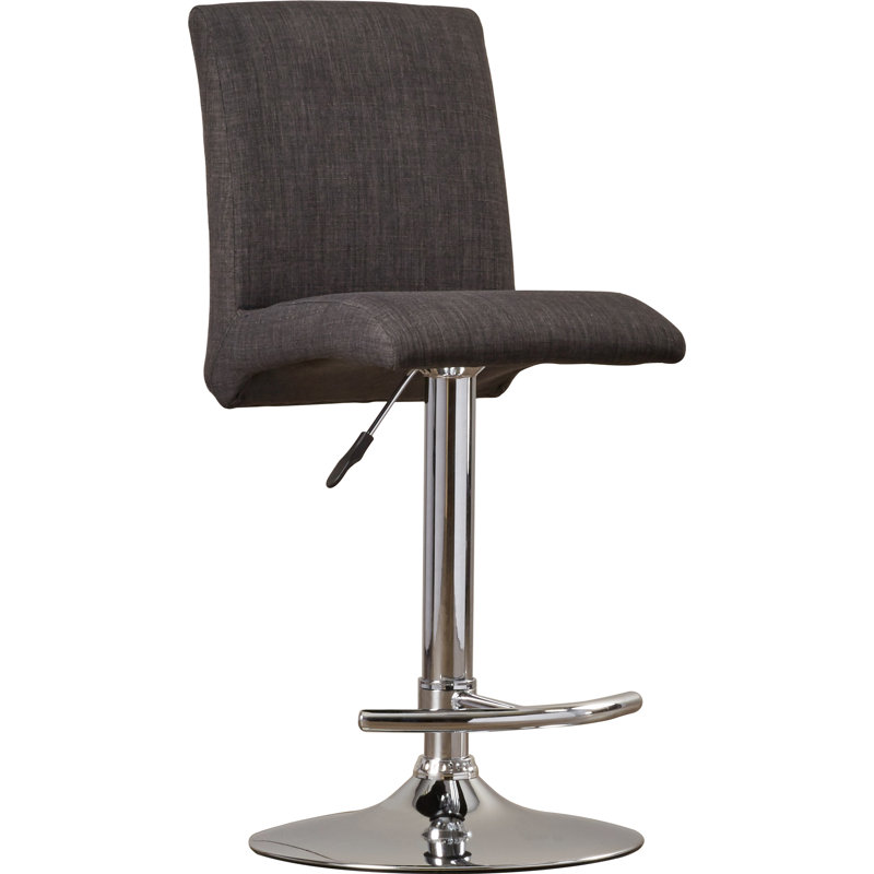 Swivel Upholstered Adjustable Height Counter Stool