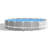 INTEX Above Ground Pool Light Grey PVC With Steel Frame Large-116624127-116624123