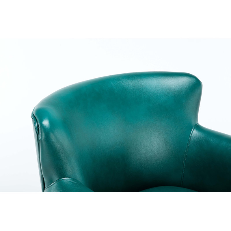 Fauteuil club bleu sarcelle, Vert