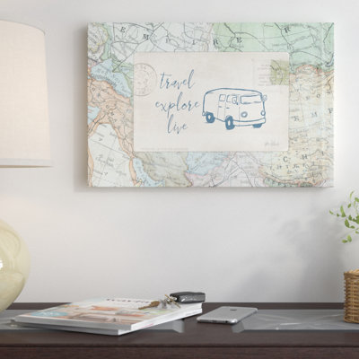 «Travel Posts II», impression sur toile